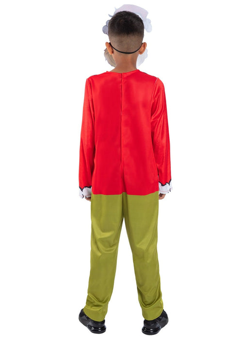 The Grinch Santa Costume Child