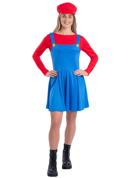 Red Plumber Lady Costume