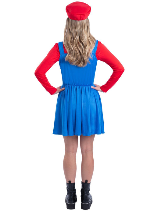Red Plumber Lady Costume