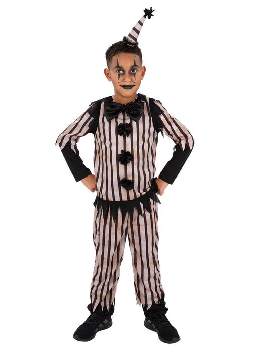 Dark Vintage Clown Costume Child