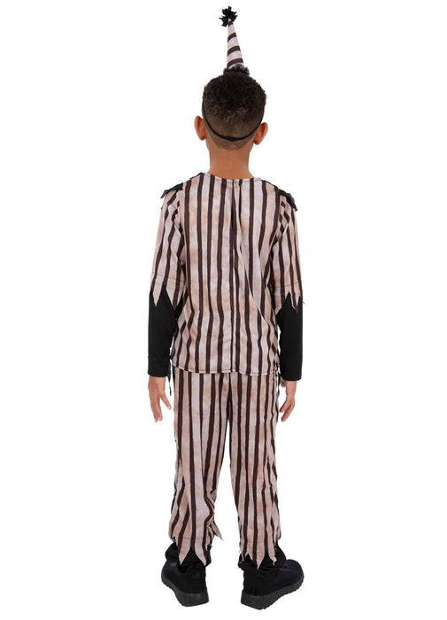 Dark Vintage Clown Costume Child