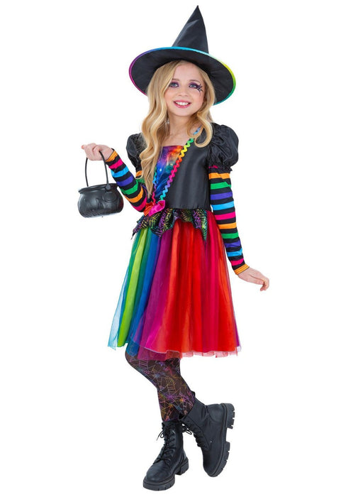 Rainbow Witch Costume Child