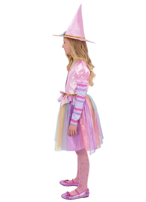 Pastel Rainbow Witch Costume Child