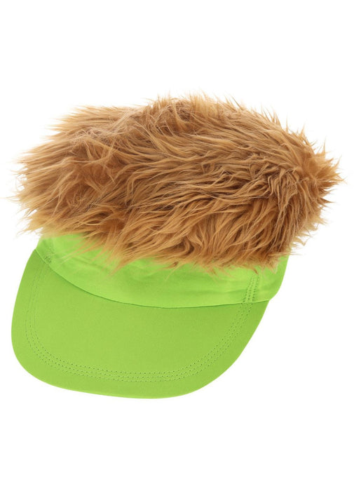 80's Neon Green Visor Hat