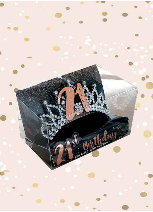 Rose Gold 21st Birthday Tiara