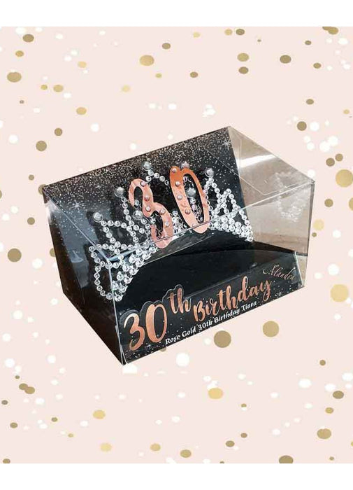 Rose Gold 30th Birthday Tiara