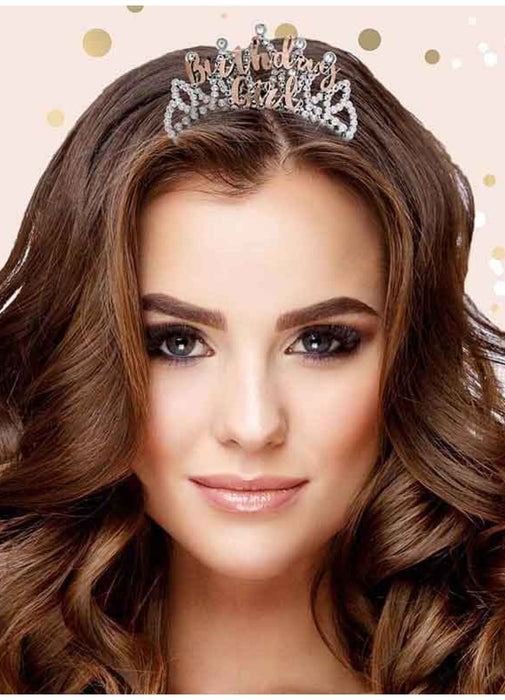 Rose Gold Birthday Girl Tiara