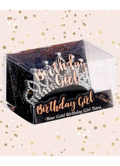 Rose Gold Birthday Girl Tiara