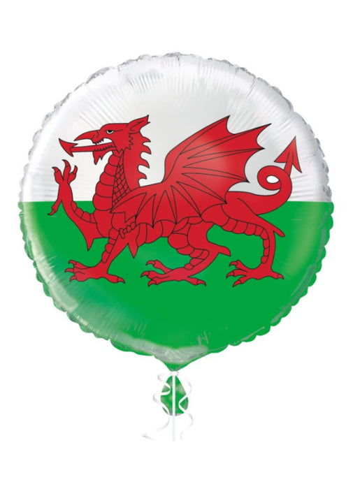 Wales Flag Foil Balloon