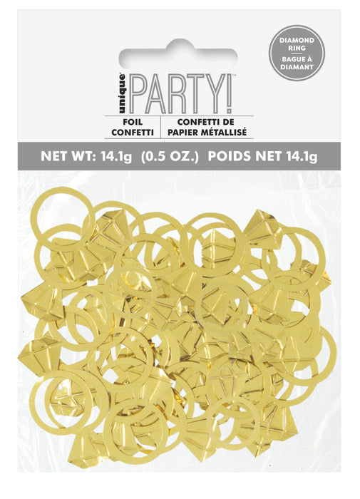 Gold Diamond Ring Confetti