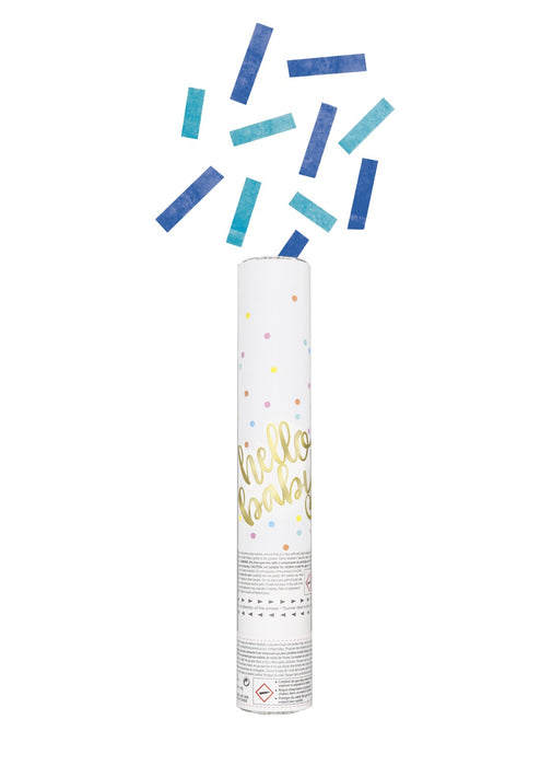 Blue Confetti Cannon