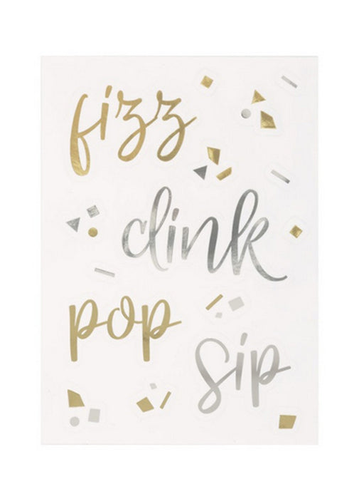 Pop Clink Fizz Beverage Clings