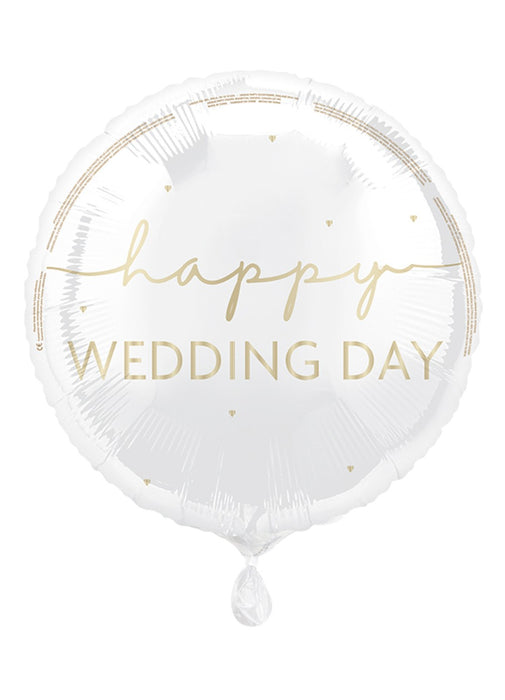 Happy Wedding Day Foil Balloon