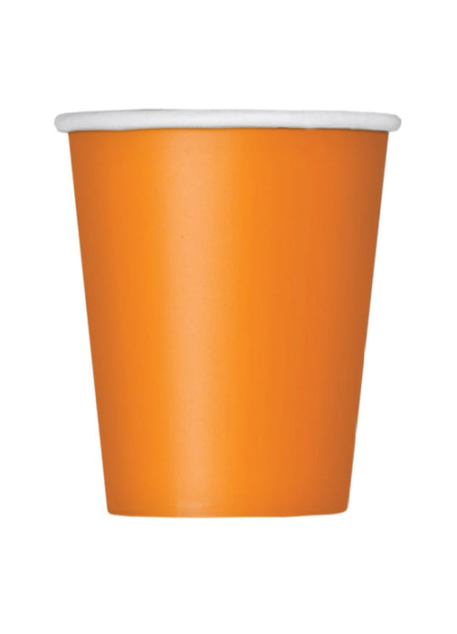Orange Party Paper Cups 14pk