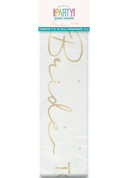 Bride To Be Foil Banner