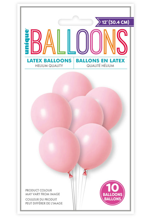 Light Pink Latex Balloons 10pk