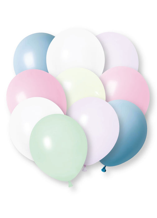 Pastel Assorted Latex Balloons 10pk