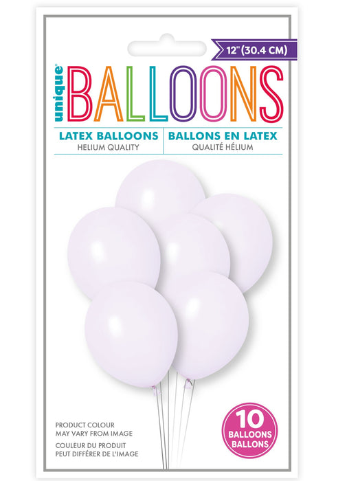 Macaron Lavender Latex Balloons 10pk