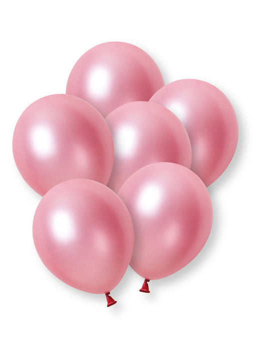 Hot Pink Pearl Latex Balloons 8pk