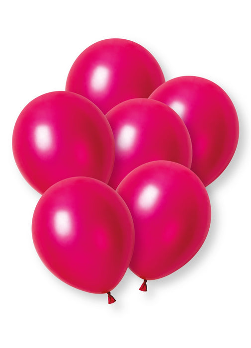 Fuchsia Pearl Latex Balloons 8pk