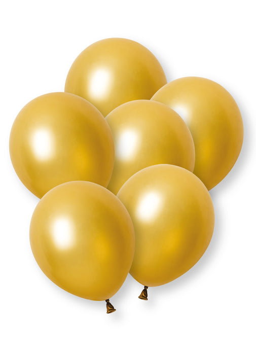 Gold Pearl Latex Balloons 8pk