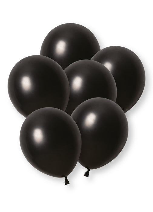 Black Pearl Latex Balloons 8pk