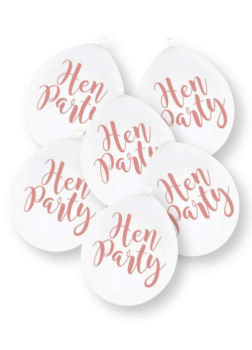 Hen Party Latex Balloons 10pk