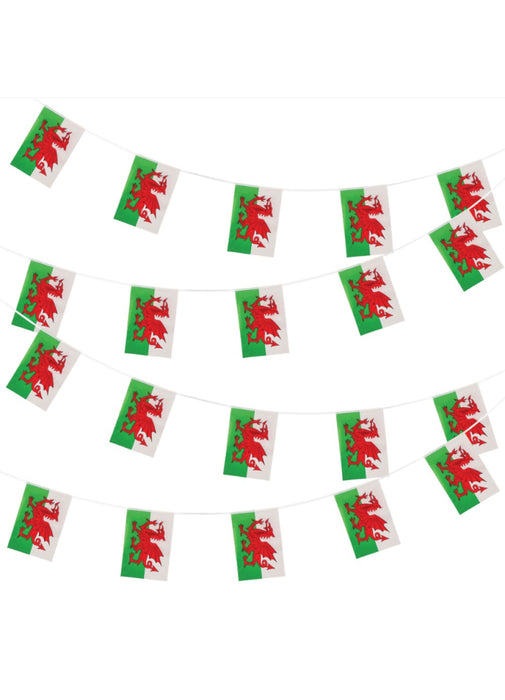 Welsh Flag Bunting 10m