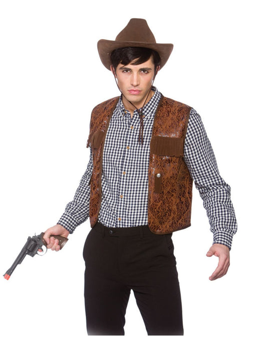 Brown Cowboy Waistcoat