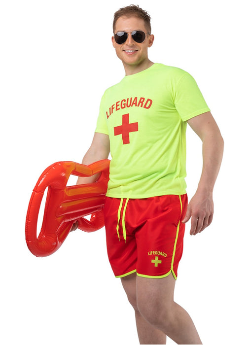 Lifeguard Man Costume Adult