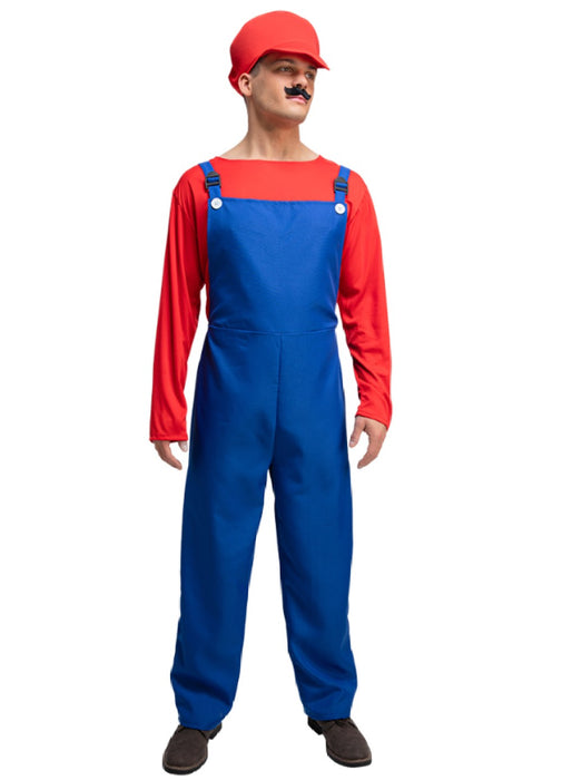 Red Funny Workman Adult