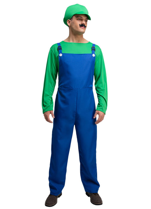 Green Funny Workman Adult