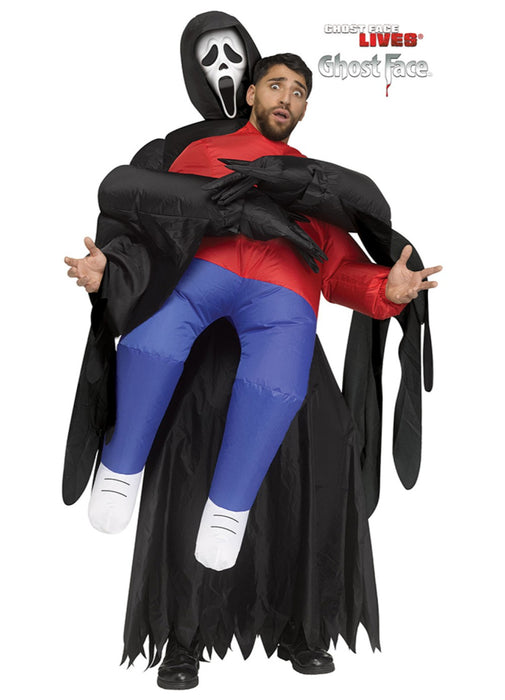 Inflatable Ghost Face Costume Adult