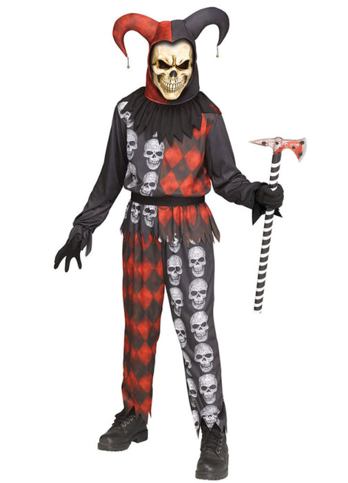 Skull Jester Costume Child