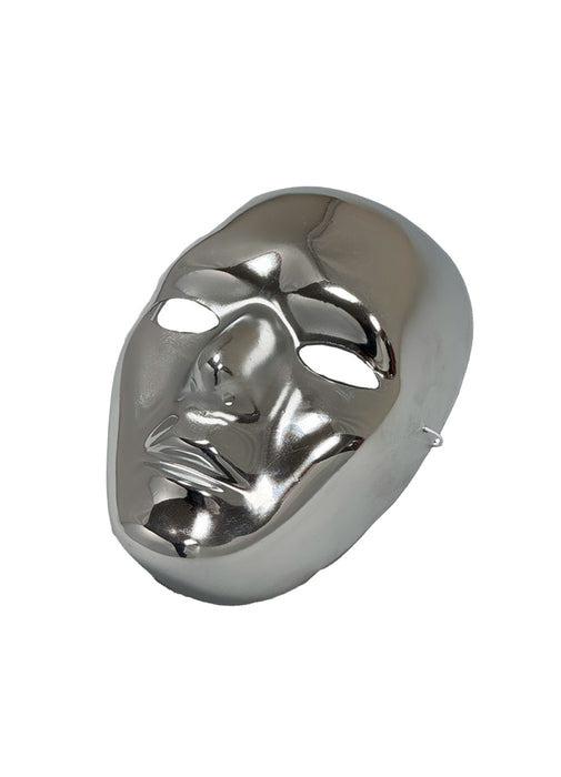 Silver Robot Mask
