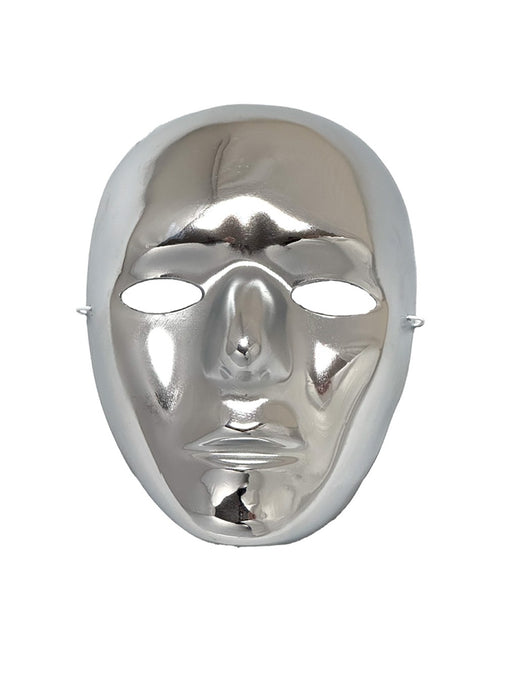 Silver Robot Mask