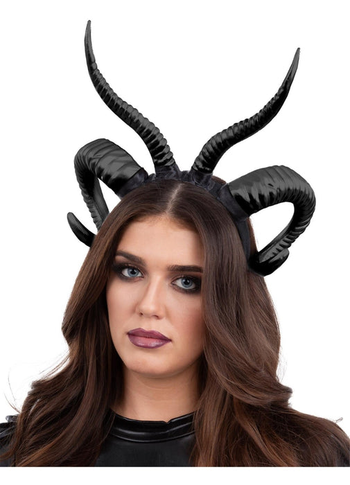 Double Demon Horns Headband