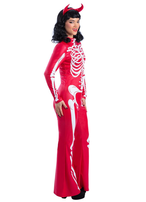 Fever Devil Skeleton Costume Adult