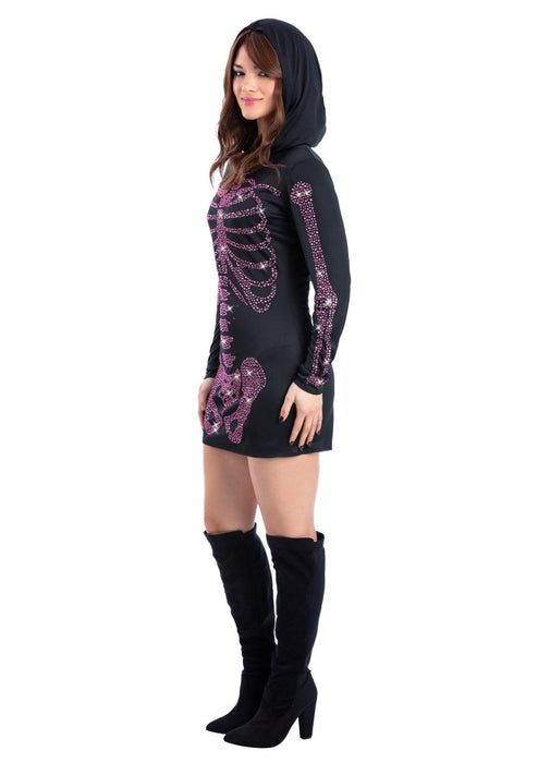 Fever Rhinstone Skeleton Costume