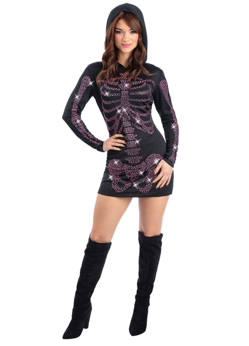Fever Rhinstone Skeleton Costume