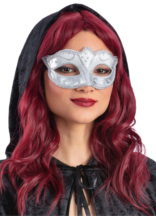 Silver Venetian Masquerade Eyemask