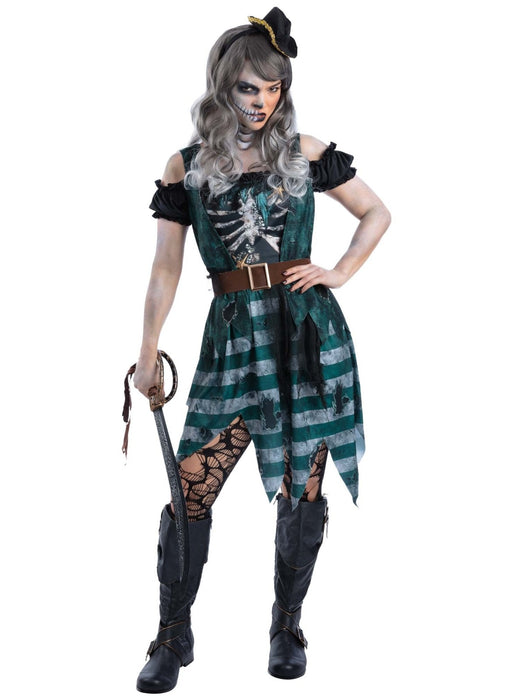 Skeleton Pirate Buccaneer Costume