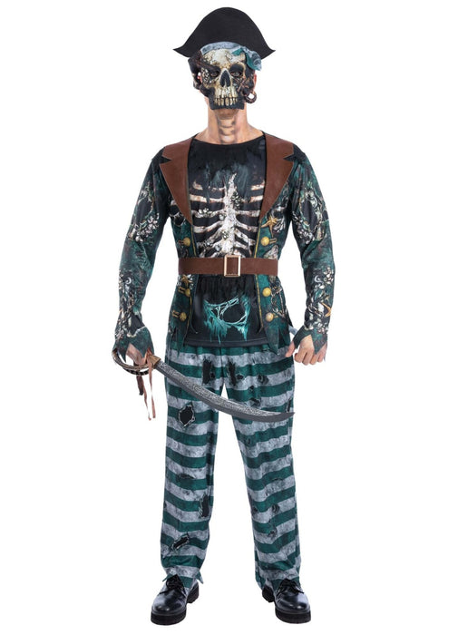 Skeleton Pirate Captain Costume