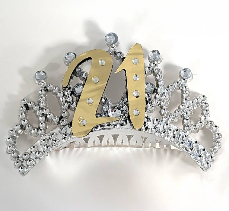 Gold 21st Birthday Tiara