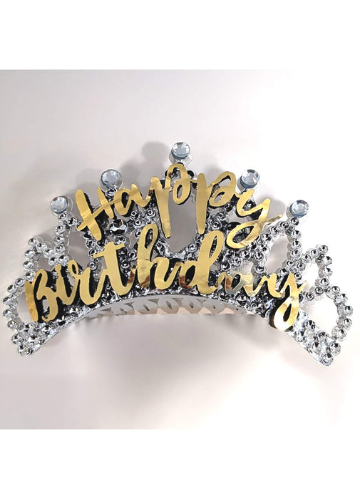 Gold Happy Birthday Tiara