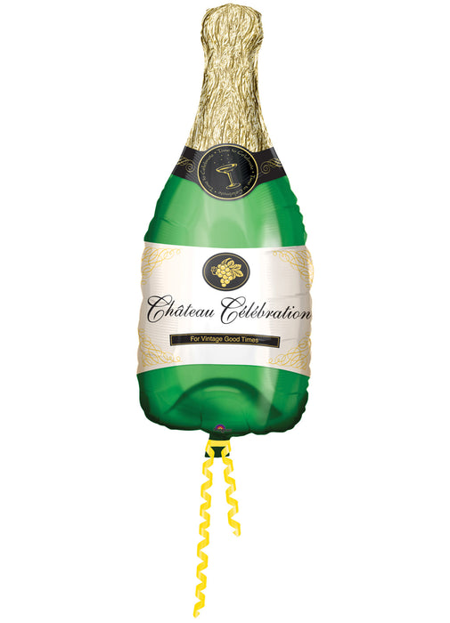 Champagne Bottle SuperShape Foil Balloon