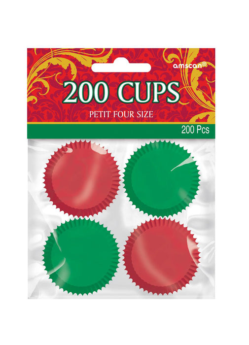 Red & Green Cupcake Cases 200pk