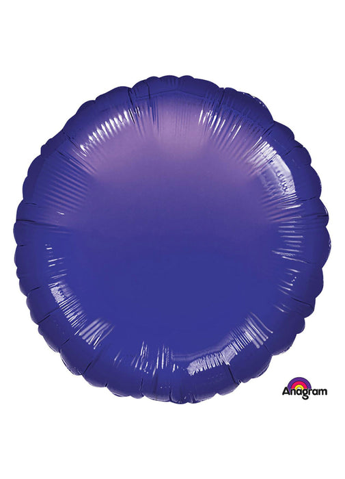 Purple Circle Foil Balloon
