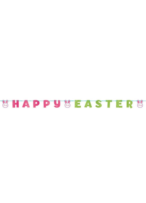 Happy Easter Glitter Banner