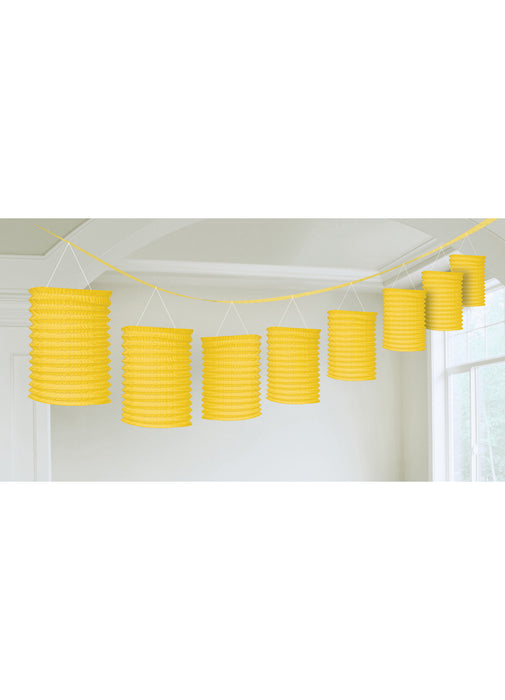 Yellow Paper Lantern Garland